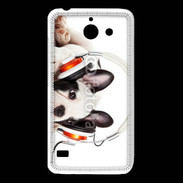 Coque Huawei Y550 Chien et musique