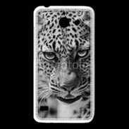 Coque Huawei Y550 Léopard en noir et blanc 500