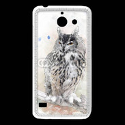 Coque Huawei Y550 hibou en aquarelle