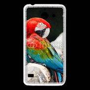 Coque Huawei Y550 Macaw bleu et rouge 75