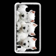 Coque Huawei Y550 Trio de chiot Terrier