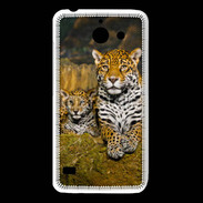 Coque Huawei Y550 Portrait de Léopard avec petit