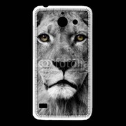 Coque Huawei Y550 Lion les yeux dans les yeux