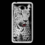 Coque Huawei Y550 Léopard en noir et blanc 550