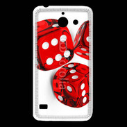 Coque Huawei Y550 Jeu de dés rouges
