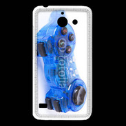 Coque Huawei Y550 Manette de jeux bleue