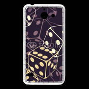 Coque Huawei Y550 Illustration de dés noirs