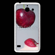 Coque Huawei Y550 Cerise et bouche 3