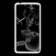Coque Huawei Y550 Squelette fumeur