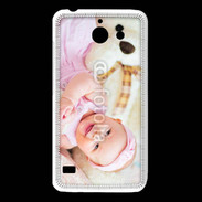 Coque Huawei Y550 Sourire de bébé en rose
