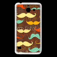 Coque Huawei Y550 Fond en moustache