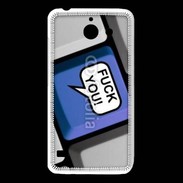 Coque Huawei Y550 Clavier humour fuck you