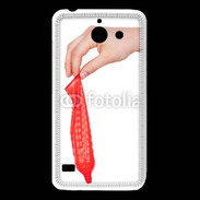 Coque Huawei Y550 préservatif rouge