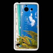 Coque Huawei Y550 Plage paradisiaque des caraïbes