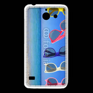 Coque Huawei Y550 Lunettes sur la plage
