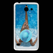 Coque Huawei Y550 Femme à la piscine