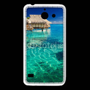 Coque Huawei Y550 Bungalow sur l'eau des tropiques