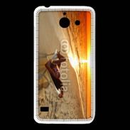 Coque Huawei Y550 Couché de soleil agréable sur la plage