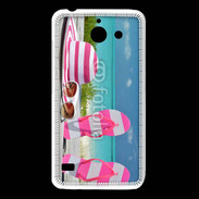 Coque Huawei Y550 La vie en rose à la plage