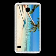 Coque Huawei Y550 Palmier sur la plage tropicale