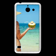 Coque Huawei Y550 Cocktail noix de coco sur la plage 5