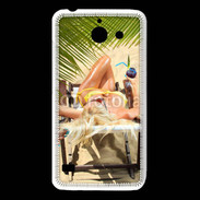 Coque Huawei Y550 Femme sexy à la plage 25