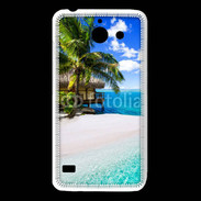 Coque Huawei Y550 Petite île tropicale sur l'océan indien