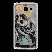 Coque Huawei Y550 Kiss graffiti