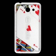 Coque Huawei Y550 As de coeur