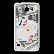 Coque Huawei Y550 Paire d'as au poker 2