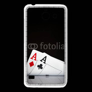 Coque Huawei Y550 Paire d'As au poker 85