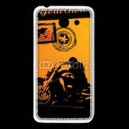 Coque Huawei Y550 motorcycle rider background