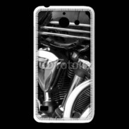 Coque Huawei Y550 Moto et chrome