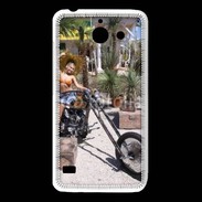 Coque Huawei Y550 Femme sexy moto 2