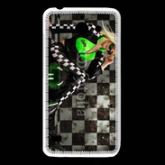 Coque Huawei Y550 Femme sexy moto 4