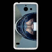 Coque Huawei Y550 homme avec casque de moto