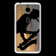 Coque Huawei Y550 Saxophoniste au couché de soleil