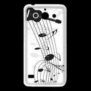 Coque Huawei Y550 Note de musique 76