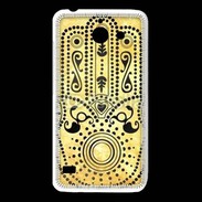 Coque Huawei Y550 Islam noir et jaune 25