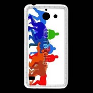 Coque Huawei Y550 Illustration mêlée de rugby