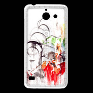 Coque Huawei Y550 Illustration de cycliste 2