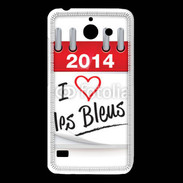 Coque Huawei Y550 J'aime les bleus 2014