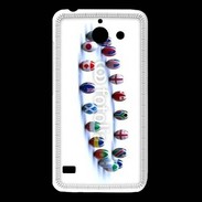 Coque Huawei Y550 Rangée de ballon de rugby