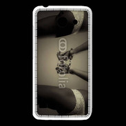 Coque Huawei Y550 Femme et menottes