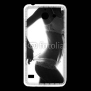 Coque Huawei Y550 Lingerie noir et blanc