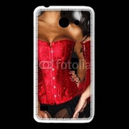 Coque Huawei Y550 Belles et sexy en noir et rouge