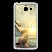 Coque Huawei Y550 Femme sexy à la plage 10