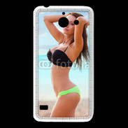 Coque Huawei Y550 Belle femme à la plage 10