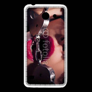 Coque Huawei Y550 Dominatrice sexy avec menottes 
