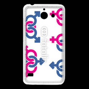 Coque Huawei Y550 Symboles homme femme